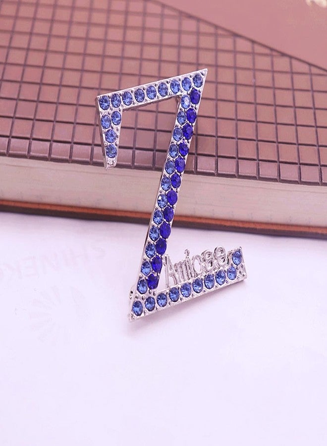 HUSURU Zeta Amicae ZA Brooch 1948 Soror Greek Letters Sorority Members Group Graduation Gifts Jewelry - Image 5